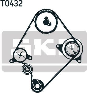 SKF VKMA 94009 - Kit cinghie dentate www.autoricambit.com