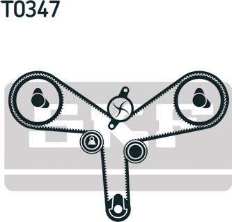 SKF VKMA 95957 - Kit cinghie dentate www.autoricambit.com