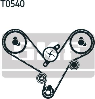 SKF VKMA 95913-1 - Kit cinghie dentate www.autoricambit.com