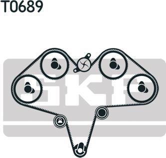 SKF VKMA 95039 - Kit cinghie dentate www.autoricambit.com