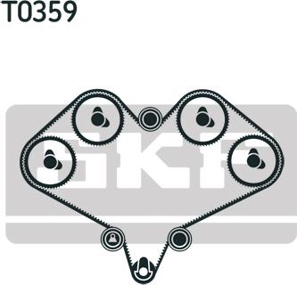 SKF VKMA 92008 - Kit cinghie dentate www.autoricambit.com