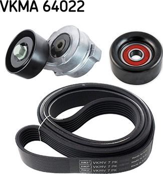 SKF VKMA 64022 - Kit Cinghie Poly-V www.autoricambit.com