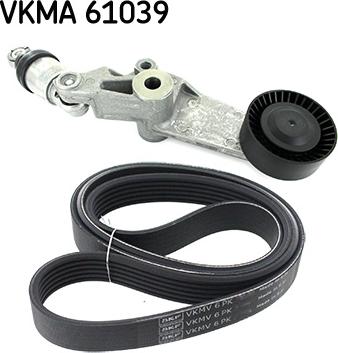 SKF VKMA 61039 - Kit Cinghie Poly-V www.autoricambit.com