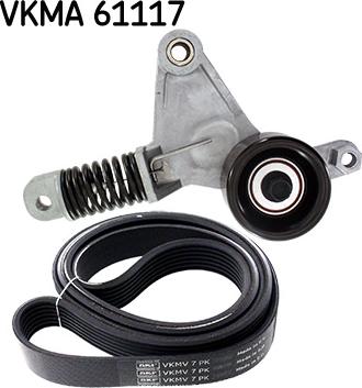 SKF VKMA 61117 - Kit Cinghie Poly-V www.autoricambit.com