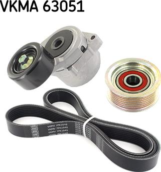 SKF VKMA 63051 - Kit Cinghie Poly-V www.autoricambit.com