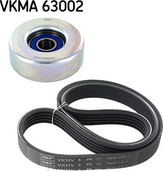 SKF VKMA 63002 - Kit Cinghie Poly-V www.autoricambit.com