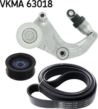 SKF VKMA 63018 - Kit Cinghie Poly-V www.autoricambit.com