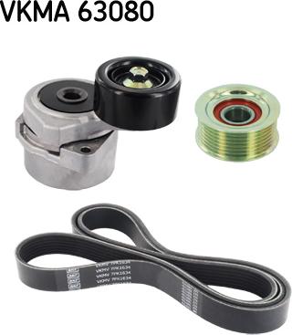 SKF VKMA 63080 - Kit Cinghie Poly-V www.autoricambit.com