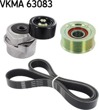 SKF VKMA 63083 - Kit Cinghie Poly-V www.autoricambit.com