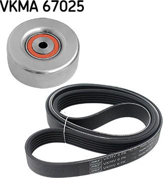 SKF VKMA 67025 - Kit Cinghie Poly-V www.autoricambit.com