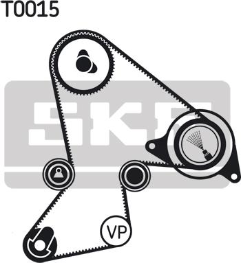 SKF VKMA 06213 - Kit cinghie dentate www.autoricambit.com