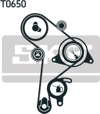 SKF VKMA 01019 - Kit cinghie dentate www.autoricambit.com