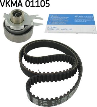 SKF VKMA 01105 - Kit cinghie dentate www.autoricambit.com