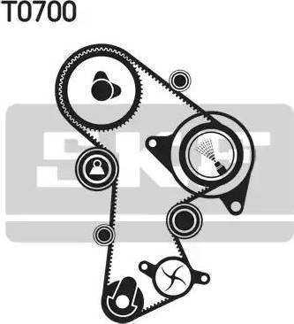 SKF VKMA 01269 - Kit cinghie dentate www.autoricambit.com