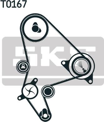 SKF VKMA 03246 - Kit cinghie dentate www.autoricambit.com