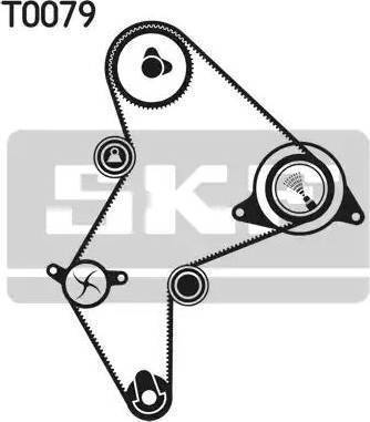 SKF VKMA 03250 - Kit cinghie dentate www.autoricambit.com