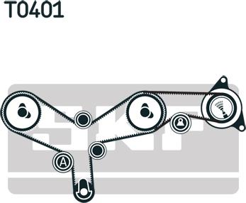 SKF VKMA 03261 - Kit cinghie dentate www.autoricambit.com