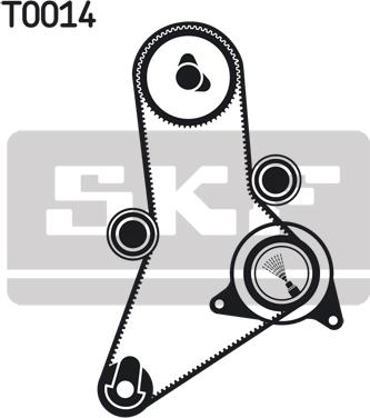 SKF VKMA 02381 - Kit cinghie dentate www.autoricambit.com