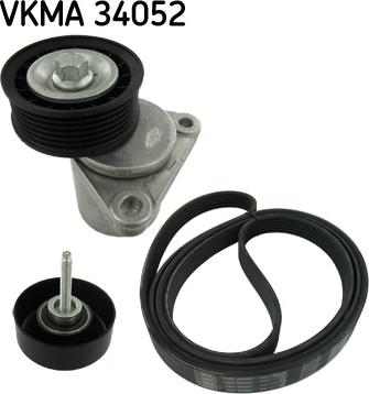 SKF VKMA 34052 - Kit Cinghie Poly-V www.autoricambit.com