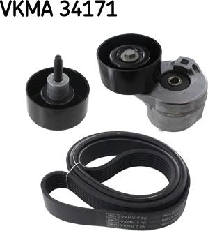 SKF VKMA 34171 - Kit Cinghie Poly-V www.autoricambit.com