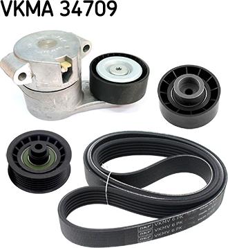 SKF VKMA 34709 - Kit Cinghie Poly-V www.autoricambit.com