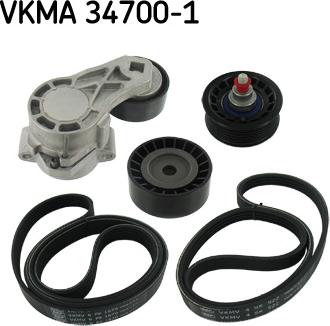 SKF VKMA 34700-1 - Kit Cinghie Poly-V www.autoricambit.com