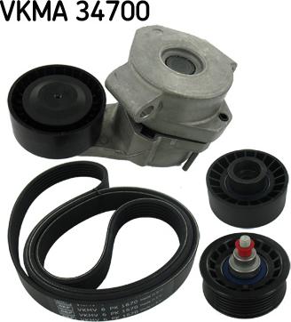 SKF VKMA 34700 - Kit Cinghie Poly-V www.autoricambit.com