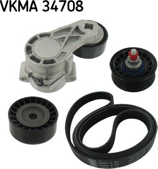 SKF VKMA 34708 - Kit Cinghie Poly-V www.autoricambit.com