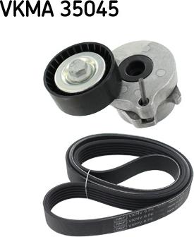 SKF VKMA 35045 - Kit Cinghie Poly-V www.autoricambit.com