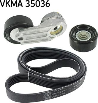SKF VKMA 35036 - Kit Cinghie Poly-V www.autoricambit.com
