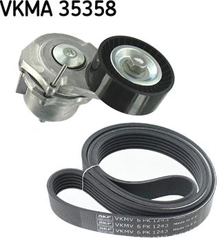 SKF VKMA 35358 - Kit Cinghie Poly-V www.autoricambit.com