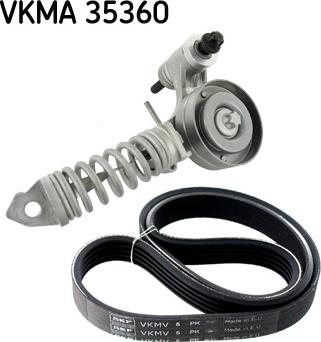 SKF VKMA 35360 - Kit Cinghie Poly-V www.autoricambit.com