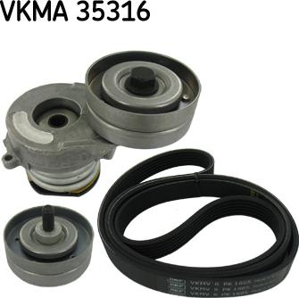 SKF VKMA 35316 - Kit Cinghie Poly-V www.autoricambit.com