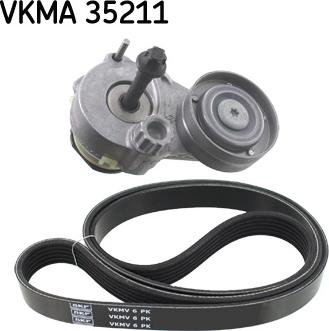 SKF VKMA 35211 - Kit Cinghie Poly-V www.autoricambit.com
