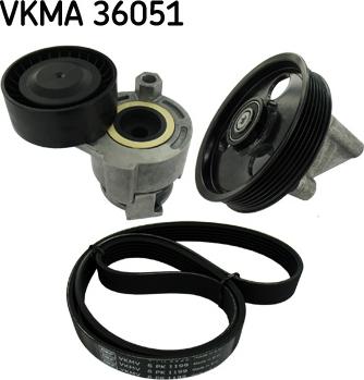 SKF VKMA 36051 - Kit Cinghie Poly-V www.autoricambit.com