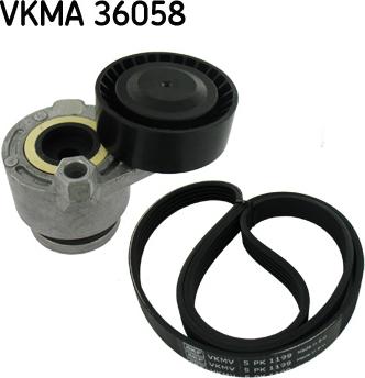 SKF VKMA 36058 - Kit Cinghie Poly-V www.autoricambit.com