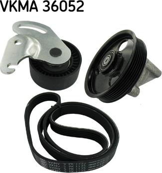 SKF VKMA 36052 - Kit Cinghie Poly-V www.autoricambit.com