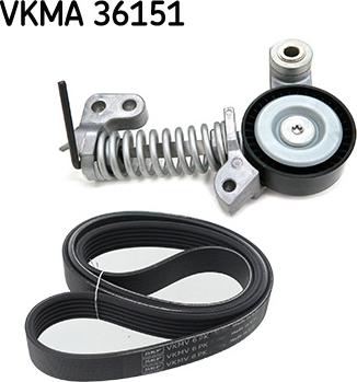 SKF VKMA 36151 - Kit Cinghie Poly-V www.autoricambit.com