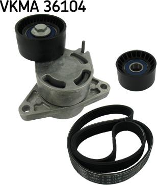 SKF VKMA 36104 - Kit Cinghie Poly-V www.autoricambit.com