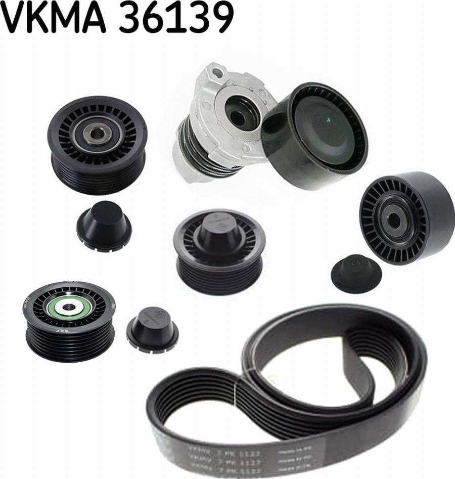 SKF VKMA 36139 - Kit Cinghie Poly-V www.autoricambit.com