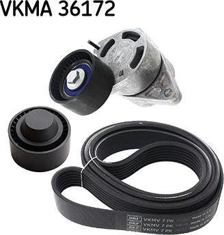 SKF VKMA 36172 - Kit Cinghie Poly-V www.autoricambit.com