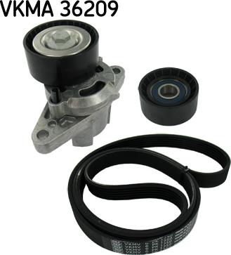 SKF VKMA 36209 - Kit Cinghie Poly-V www.autoricambit.com