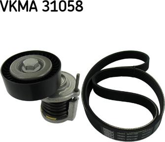 SKF VKMA 31058 - Kit Cinghie Poly-V www.autoricambit.com