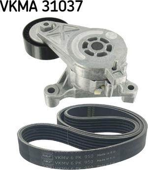 SKF VKMA 31037 - Kit Cinghie Poly-V www.autoricambit.com