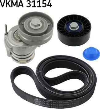 SKF VKMA 31154 - Kit Cinghie Poly-V www.autoricambit.com
