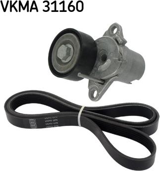 SKF VKMA 31160 - Kit Cinghie Poly-V www.autoricambit.com