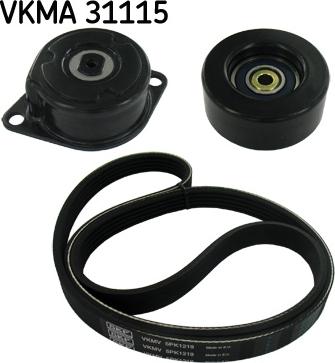 SKF VKMA 31115 - Kit Cinghie Poly-V www.autoricambit.com
