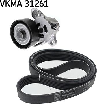 SKF VKMA 31261 - Kit Cinghie Poly-V www.autoricambit.com