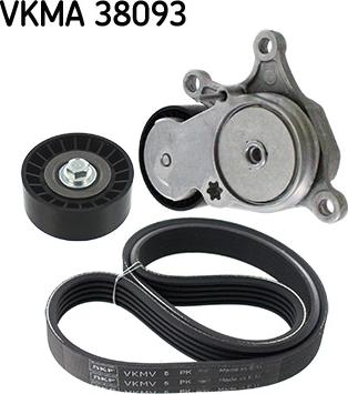 SKF VKMA 38093 - Kit Cinghie Poly-V www.autoricambit.com