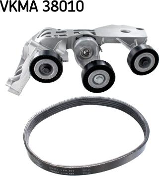 SKF VKMA 38010 - Kit Cinghie Poly-V www.autoricambit.com